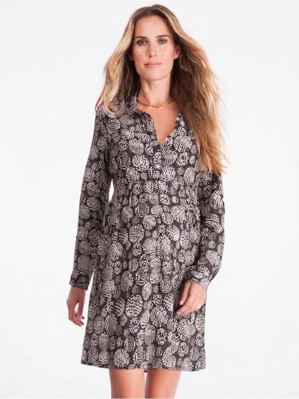 Seraphine Sz 6 Maternity Abstract Print Business Casual Dress